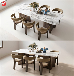 Dining Table Set Skp Files